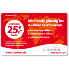 Simmini 25€