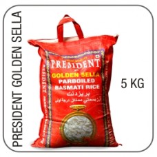 President Golden Sella Parboiled Rice 5kg