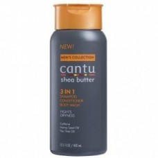 Cantu Shea Butter Mens 3in1 Shampoo/Conditioner 13,5 Oz