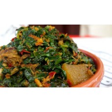 Vegetable Soup with Fufu