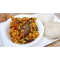 Egusi Soup ( Melon) with pounded yam Egusi Soup ( Melon) with pounded yam